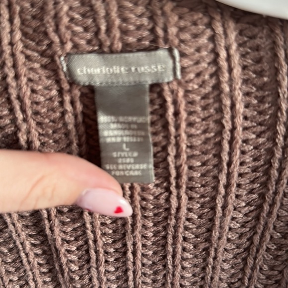 Charlotte Russe Knit Cardigan Sweater - Picture 5 of 5